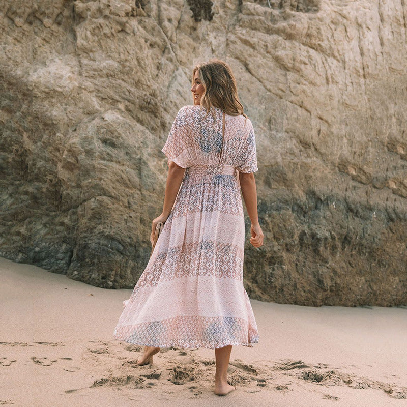 Spring Printing Dress
