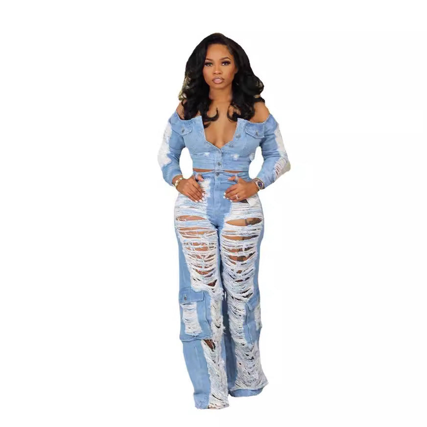 Casual Ripped Jeans