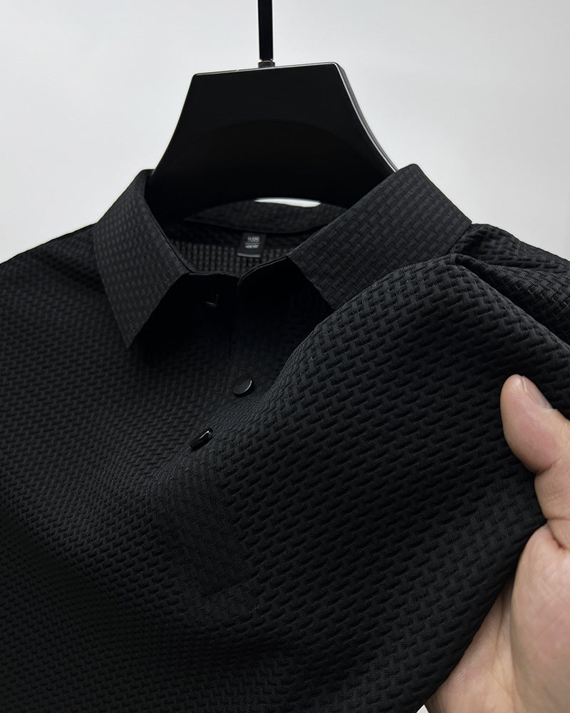 Mesh Silk Short Sleeve T-shirt