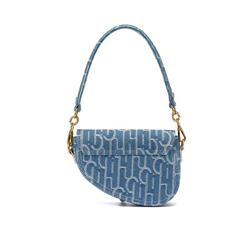 Denim Blue Crossbody Bag