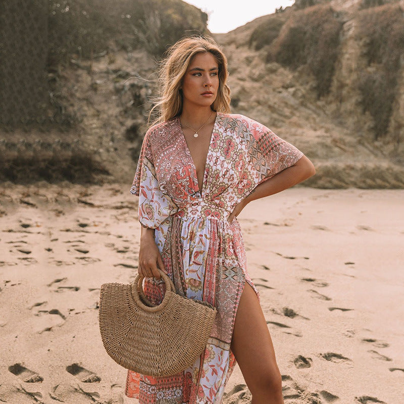 Spring Printing Dress