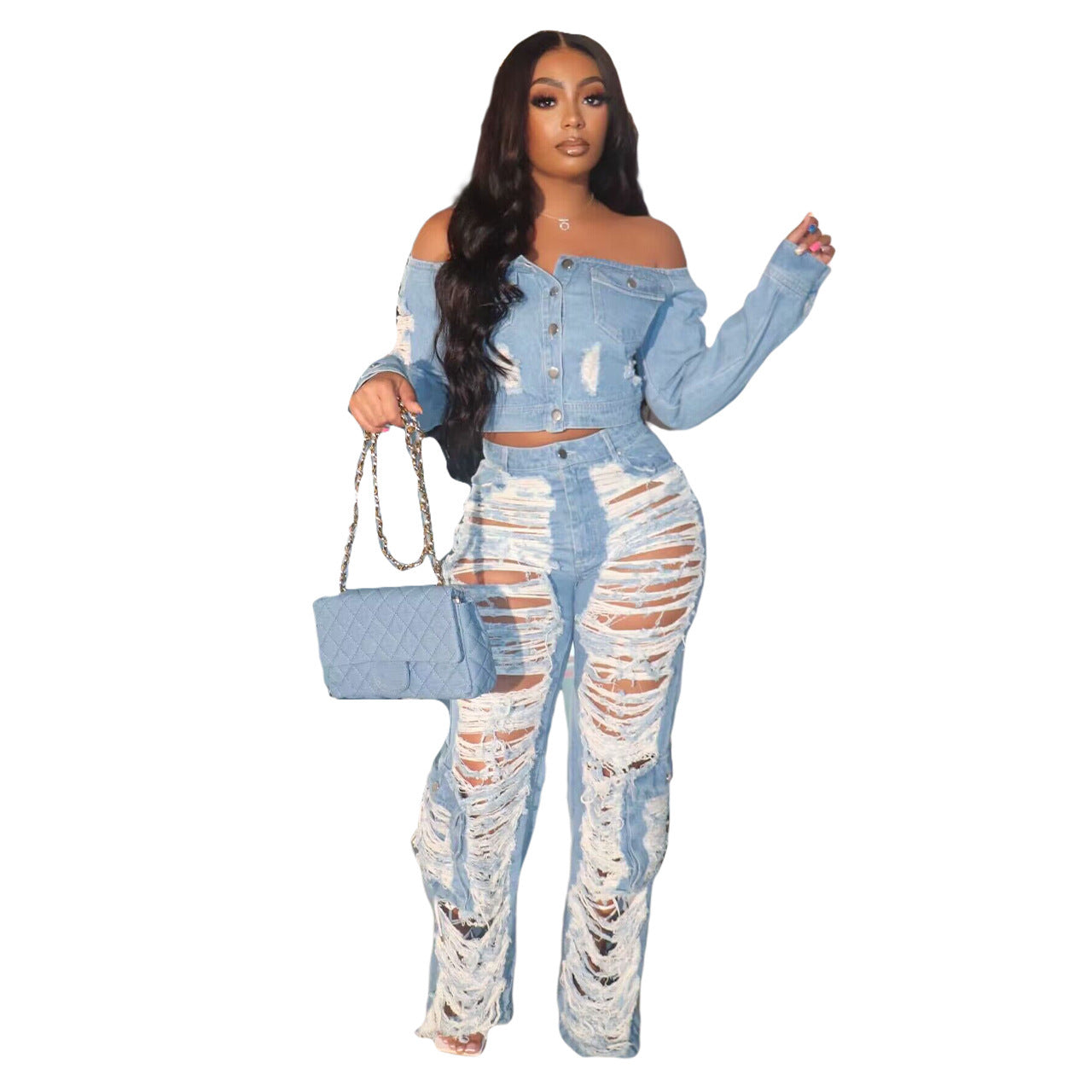 Casual Ripped Jeans