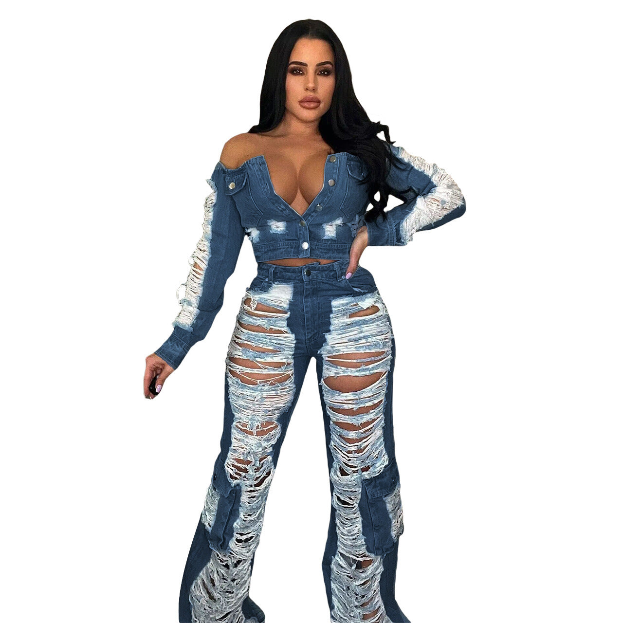 Casual Ripped Jeans