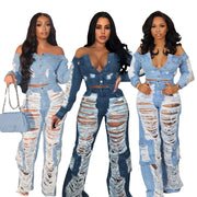 Casual Ripped Jeans