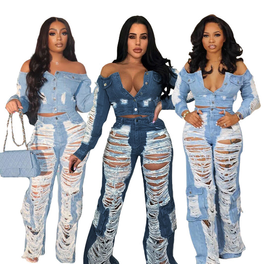 Casual Ripped Jeans