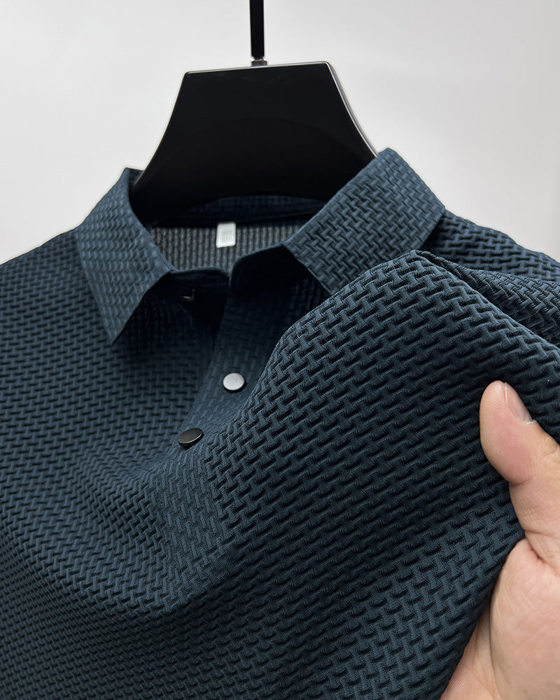 Mesh Silk Short Sleeve T-shirt