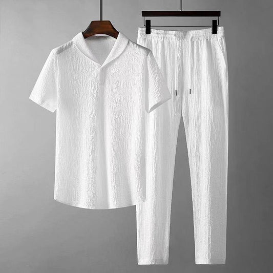 Leisure Top And Drawstring Trousers set