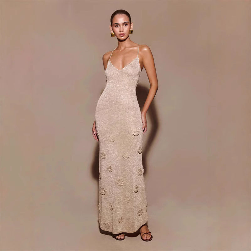 Hand-Crocheted Sequin Dress