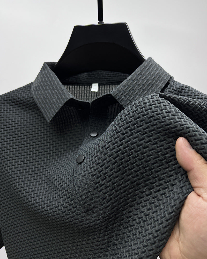 Mesh Silk Short Sleeve T-shirt