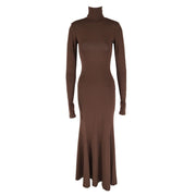 Skinny Backless Evening Dress