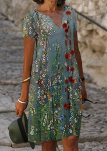 chic cotton-blend blouse