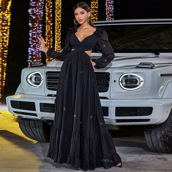 Elegant Chiffon Swing Dress – Schiff