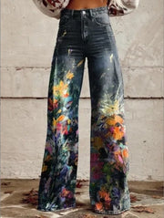Women's Denim Casual Pants