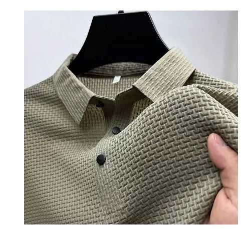 Mesh Silk Short Sleeve T-shirt