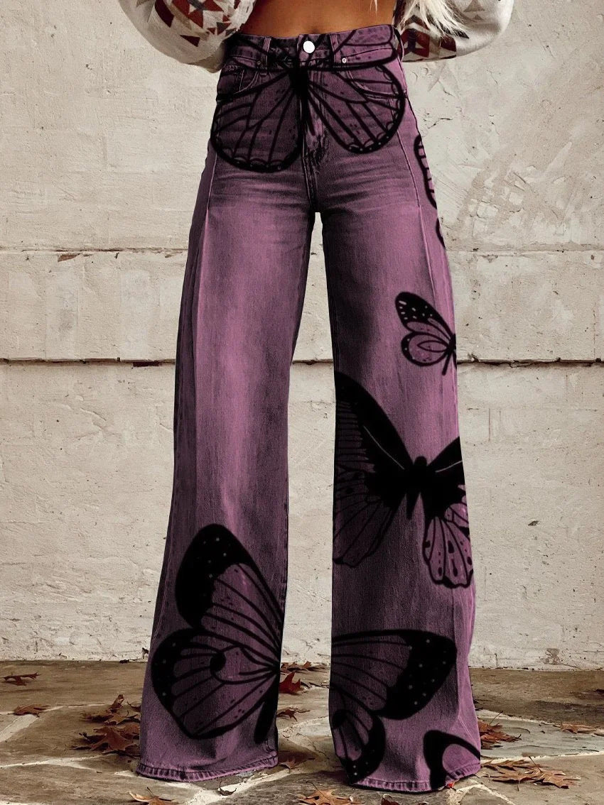 Women's Denim Casual Pants