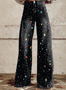 Women's Denim Casual Pants