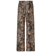Retro Branch Print  Pants
