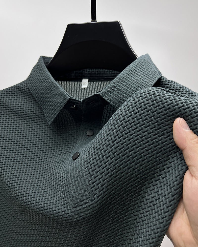 Mesh Silk Short Sleeve T-shirt