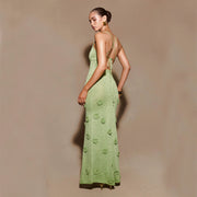 Hand-Crocheted Sequin Dress