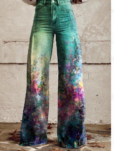 Women's Denim Casual Pants