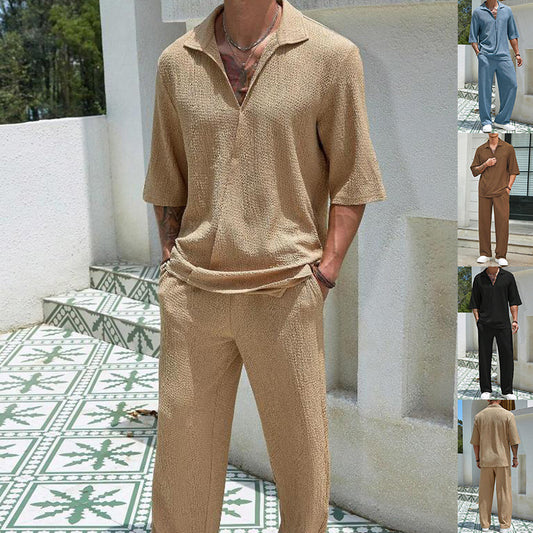 Casual Cotton Two-piece