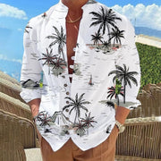 Men's Floral Print Shirt