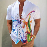 Men's Floral Print Shirt