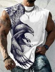 Men Printed Sleeveless T Shirt