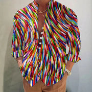 Men's Floral Print Shirt