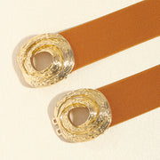 Metal Circle Hollow Belt