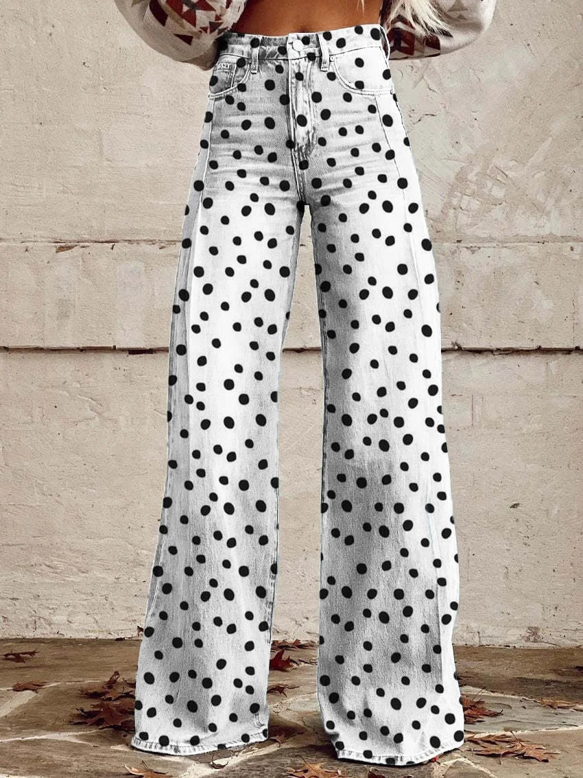 Women's Denim Casual Pants