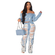 Casual Ripped Jeans