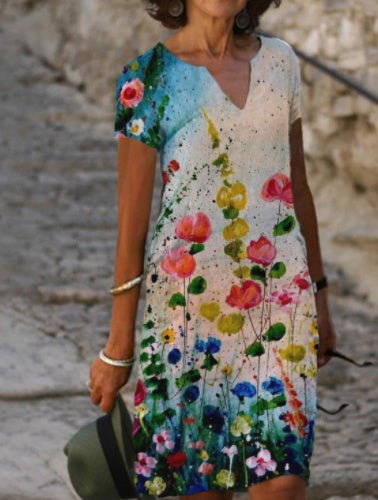 chic cotton-blend blouse