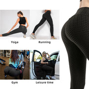 Women Bubble Textured Leggings