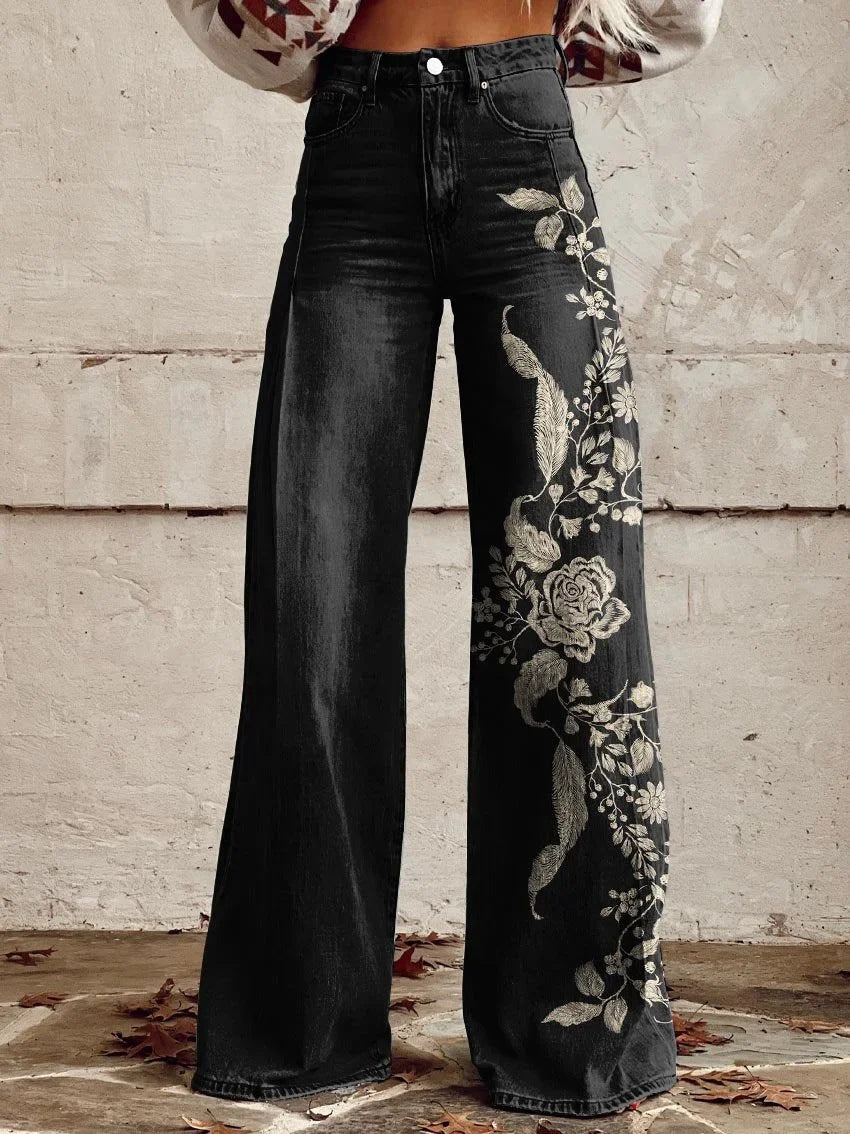 Women's Denim Casual Pants