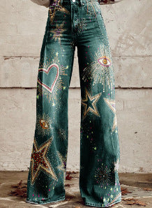 Women's Denim Casual Pants