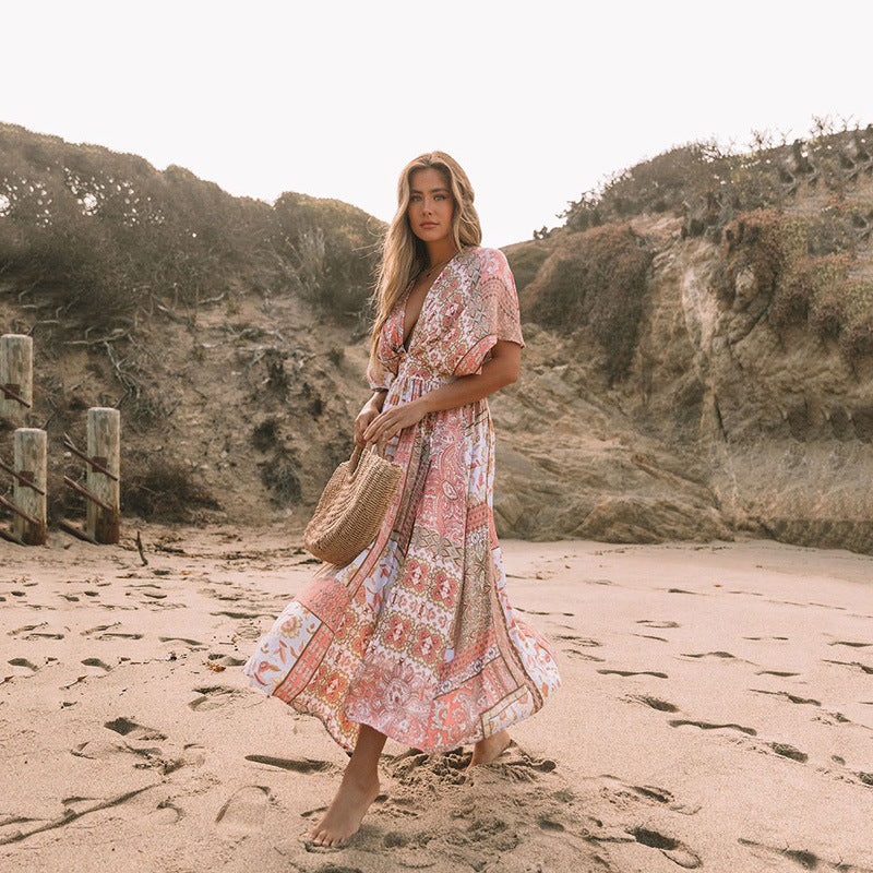 Spring Printing Dress